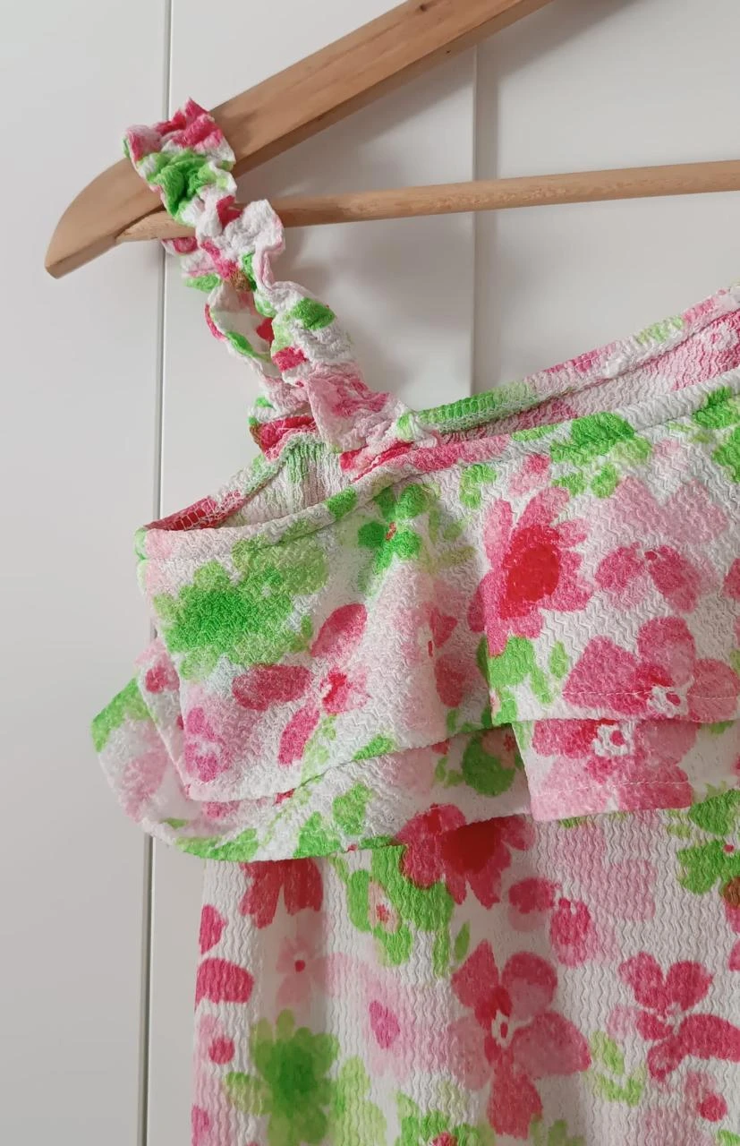 Macacão infantil estampado de flores Primark - Tamanho 11-12 anos – photo 4